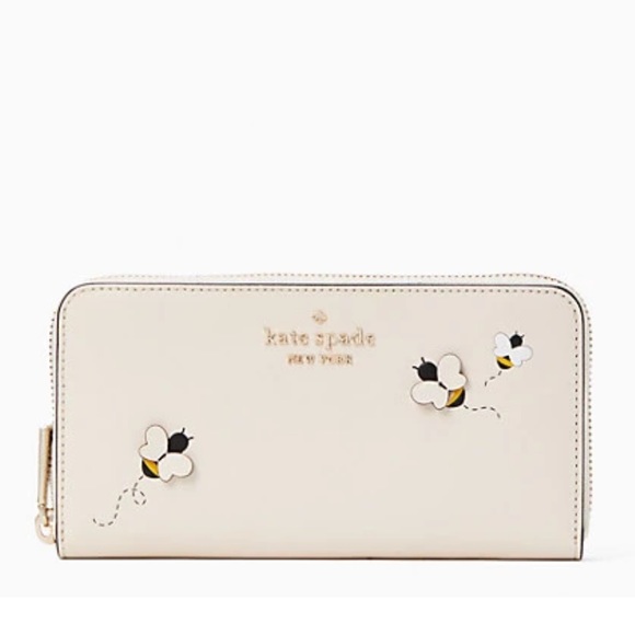 Kate Spade honey bee large continental wallet
PARCHMENT MULTI - Picture 10 of 16